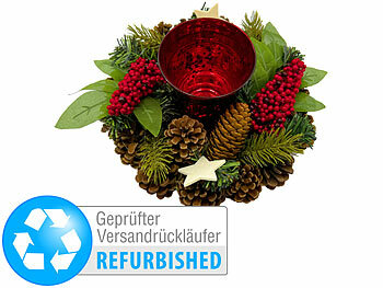 Weihnachtengesteck: Britesta Handgefertigtes Weihnachts- & Adventsgesteck, Versandrückläufer