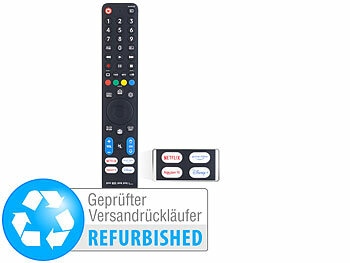 auvisio 6in1-TV-Fernbedienung, Versandrückläufer