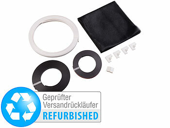 Insekten-Netze: infactory Universal-Fenster-Fliegengitter, Magnetleisten, Versandrückläufer