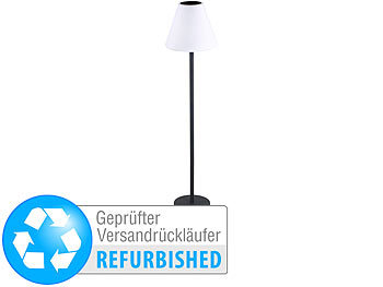 Solar-LED-Stand-Leuchte mit Wireless Speaker zum Musikhören, wasserfest, wasserdicht