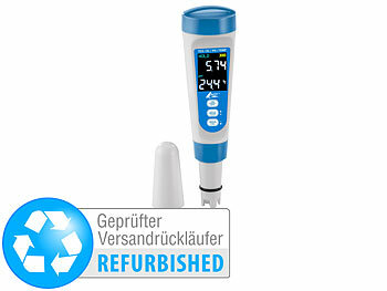 Misuratore Acqua Digitale 4 In 1 IP67: Tester Salinità, TDS, EC E Temperatura - Bianco E Grigio