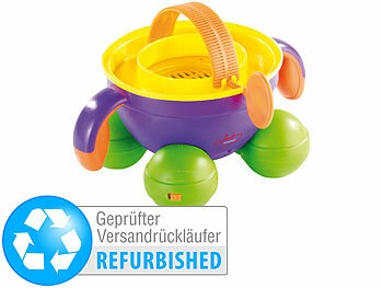 Gartenspielzeug Kinder: infactory Kleine Seifenblasenmaschine für XXL-Seifenblasen, Versandrückläufer