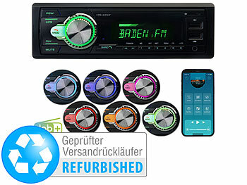 Creasono DAB+ Autoradio mit MP3-Wiedergabe, RDS, Versandrückläufer