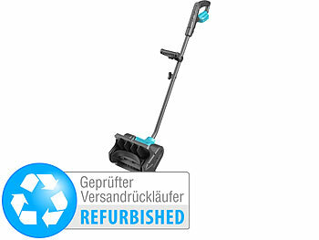 Elektrische Schneefräse: AGT Akku-Schneebürste und -Schneefräse, Versandrückläufer