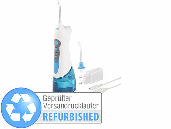 newgen medicals Akku-Munddusche, 180-ml-Wassertank, Versandrückläufer
