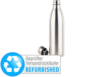 Rosenstein & Söhne Doppelwandige Vakuum-Isolierflasche Versandrückläufer