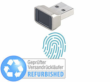 Fingerabdruck-Sensor: Xystec Finger-Abdruck-Scanner für Windows 7, 8, 8.1 & 10, Versandrückläufer