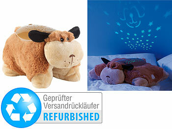 Baby Projektor: Playtastic Hund "Tobias" mit Sternen-Projektion & Farbwechsler Versandrückläufer