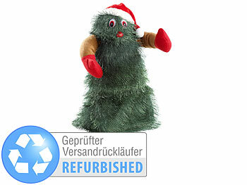 infactory Singender, tanzender Weihnachtsbaum, Versandrückläufer