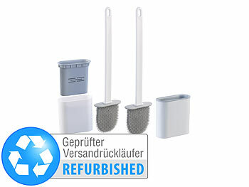 BadeStern 2er-Set WC-Silikonbürsten, Versandrückläufer