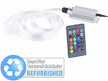 Mehrfarbige Glasfaser-Lampe, USB-Sternenhimmel-Licht, LED