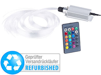 Glasfaser-RGB-LED-Sternenhimmel mit Fernbedienung, Versandrückläufer