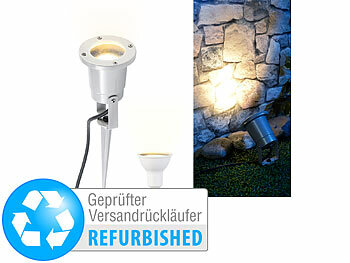 LED-Bodenstrahler: Luminea Indoor-Pflanzenstrahler, einflammig, Versandrückläufer