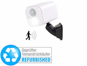 Lampe Dämmerungssensor: Luminea LED-Wandspot für innen & außen, Bewegungssensor, Versandrückläufer