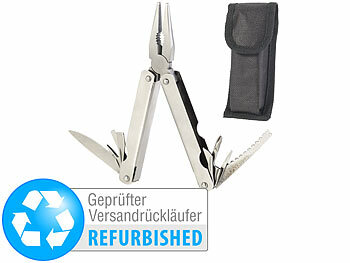 Semptec 15in1-Basis-Multitool aus rostfreiem Edelstahl,Versandrückläufer