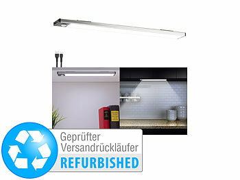 Akku LED Leiste: Lunartec Akku-LED-Lichtleiste, Licht- & Bewegungssensor, Versandrückläufer