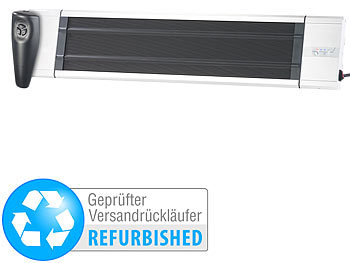 außen Heizung: Semptec IR-Dunkelheizstrahler RA-324, Timer & Fernbedienung(Versandrückläufer)
