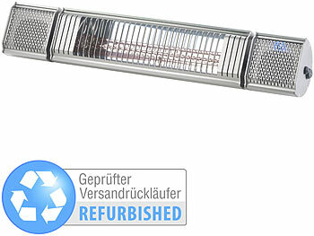 Terassen-Heizstrahler: Semptec Low-Glare-IR-Heizstrahler, Bluetooth, Versandrückläufer