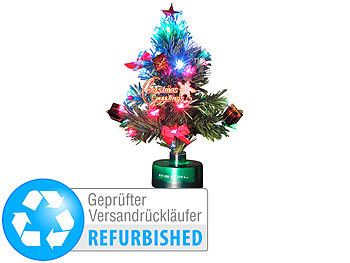 PEARL LED-Weihnachtsbaum mit Glasfaser-Farbwechsler Versandrückläufer