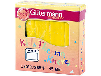 Gütermann - Kids Thermo Knete - gelb 58 g