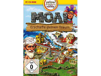 Yellow Valley PC-Spiele-Set "Incredible Dracula II + III" und "Moai 1 + 4"