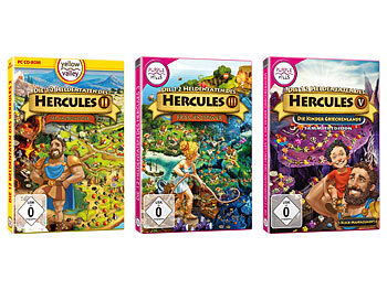 Software: Yellow Valley PC-Spiele-Set "Die 12 Heldentaten des Herkules", Teil 2, 3 und 5