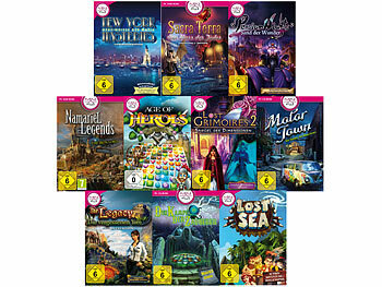 Purple Hills Das große PC-Spiele-Set 7, 10 Spiele ab 0/6 Jahren