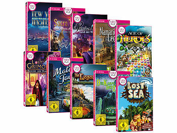 Purple Hills Das große PC-Spiele-Set 7, 10 Spiele ab 0/6 Jahren