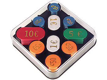 GSR 100 Roulette-Jetons im Sorter 