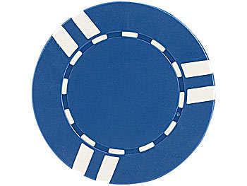 GSR 25 Spiel-Chips, blau-weiß im Stripes-Design, 11,5g