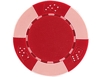 GSR 25 Deluxe-Chips 11,5 g Dice Design dunkelrot/hellrot