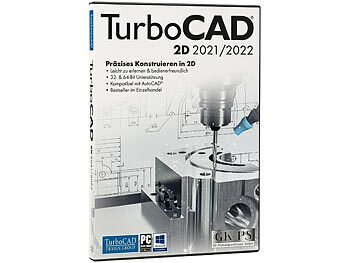 Software zum konstruieren: TurboCAD TurboCAD 2D 2021/2022 2D