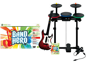 Guitar Hero Band Hero Complete Band Pack (Xbox 360)