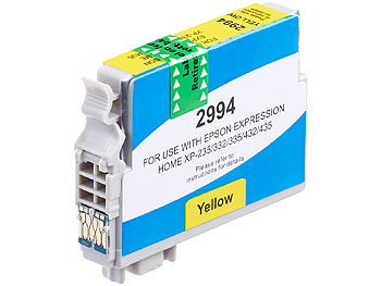 alternativ-Patrone, Epson: iColor Tintenpatrone für Epson (ersetzt T2994 / 29XL), yellow