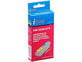 iColor Tintenpatronen ColorPack Epson (ersetzt T3357 / 33XL), BK/PBK/C/M/Y