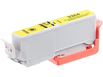 Tinten Druckerkartuschen: iColor Tintenpatrone für Epson (ersetzt T3364 / 33XL), yellow