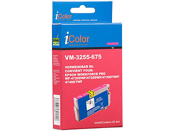 iColor Tinten-Patrone T3593 / 35XL für Epson-Drucker, magenta (rot)