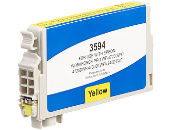 iColor Tinten-Patrone T3594 / 35XL für Epson-Drucker, yellow (gelb)