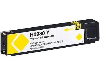 Druckerpatrone kompatibel, HP: iColor Tintenpatrone für HP (ersetzt No.980Y), yellow