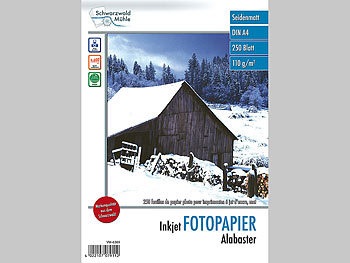 Schwarzwald Mühle 250 Bl. Fotopapier "Alabaster"A4 seidenmatt 9600dpi 110 g/m²