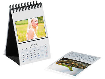 Your Design Foto-Tischkalender A6 zum Selbergestalten, hoch, Papierstärke 260 g/m²