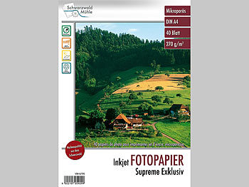 Schwarzwald Mühle 40 Bl. Hochglanz-Fotopapier Supreme exklusiv 270g/A4