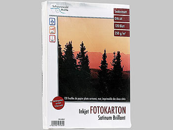 Photopapier 100 Blatt Inkjet-Fotopapier "Arktic" matt 180g/m² A4 