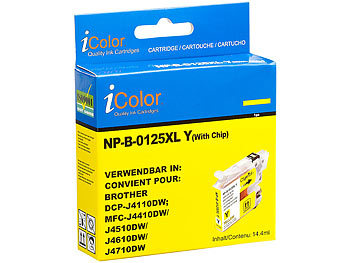 iColor Color-Pack für Brother (ersetzt LC127/125), BK/C/M/Y