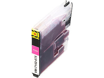 Inkjet-Cartridge: iColor Tintenpatrone für Brother (ersetzt LC980/LC1100), magenta