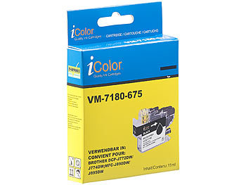 kompatible Patrone: iColor Tinten-Patrone LC-3211BK für Brother-Drucker, black (schwarz)