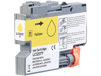 iColor Tintenpatrone für Brother-Drucker (ersetzt LC-3237Y), yellow (gelb)