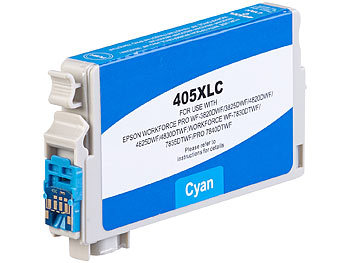 Druckerpatronen Epson: iColor Patrone für Epson (ersetzt 405XL), Cyan, 19 ml