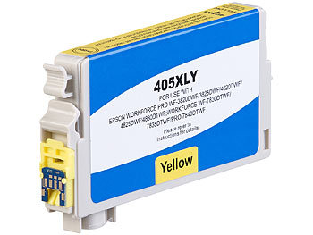 Workforce Pro Wf 4820dwf, Epson: iColor Tintenpatrone für Epson (ersetzt 405XL), yellow, 19 ml