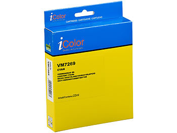 iColor Tintenpatrone für Ricoh (ersetzt Ricoh GC41), cyan